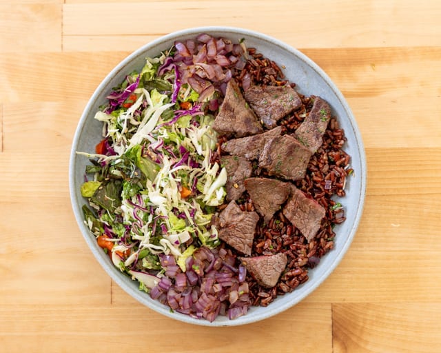 Light Steak Bowl.