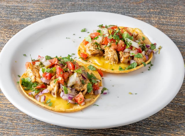 Pasture-Raised Heirloom Chicken Taco.