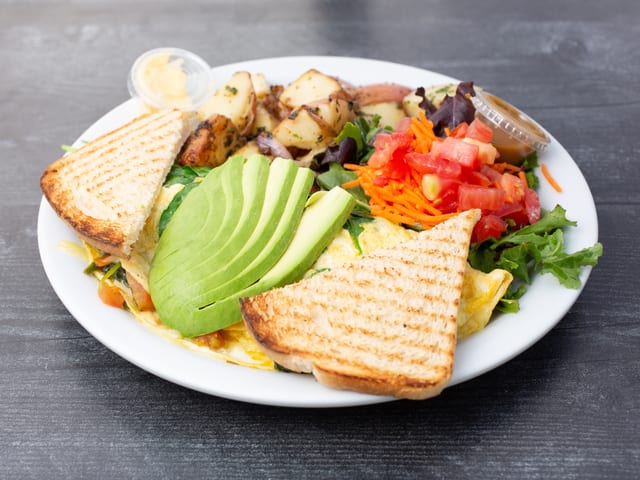Spinach Omelet.