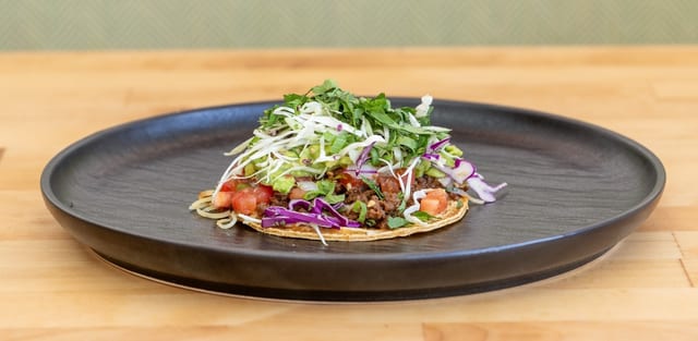 Grass Fed Beef Tacos.