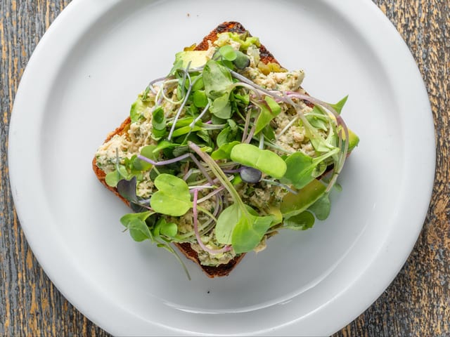 Gluten-Free Tuna Toast.
