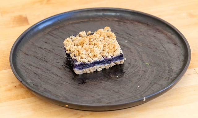 Blueberry Bar.