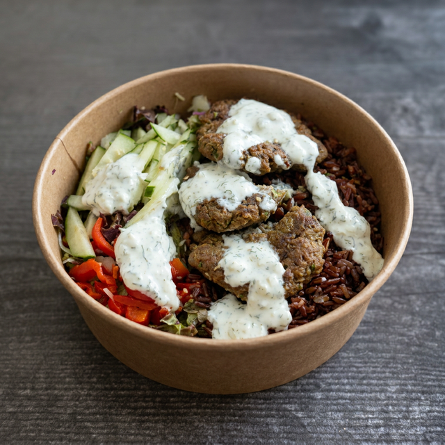 Lamb Kabob Bowl.