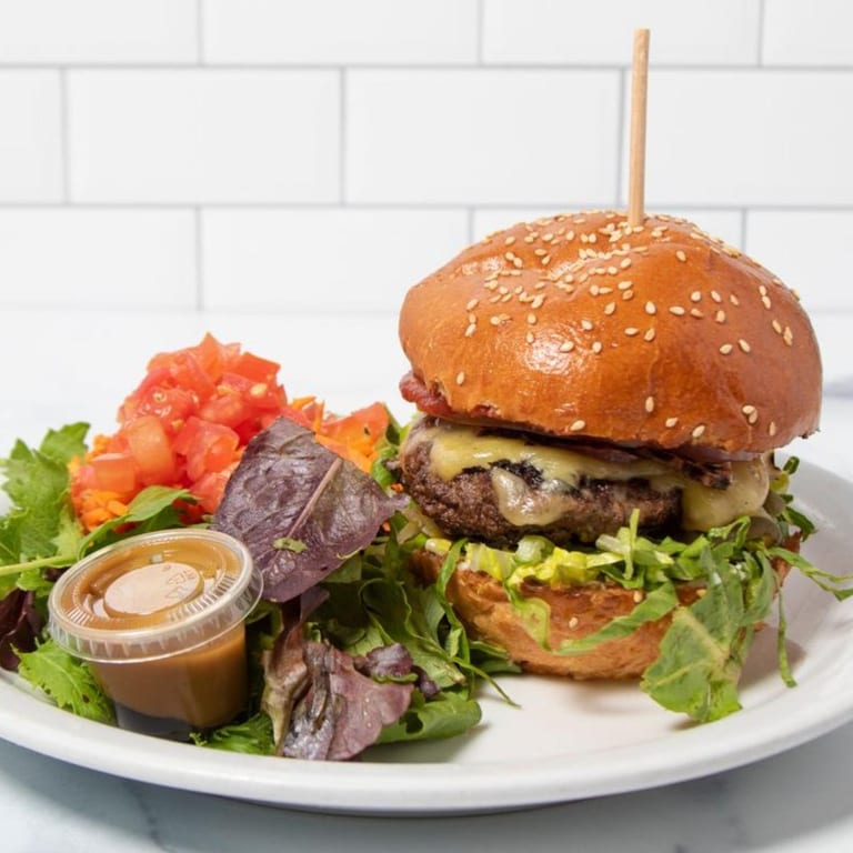 Delicious Organic Burgers Await